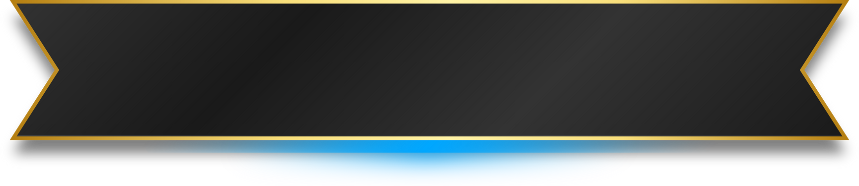 neon gold dark rectangle banner